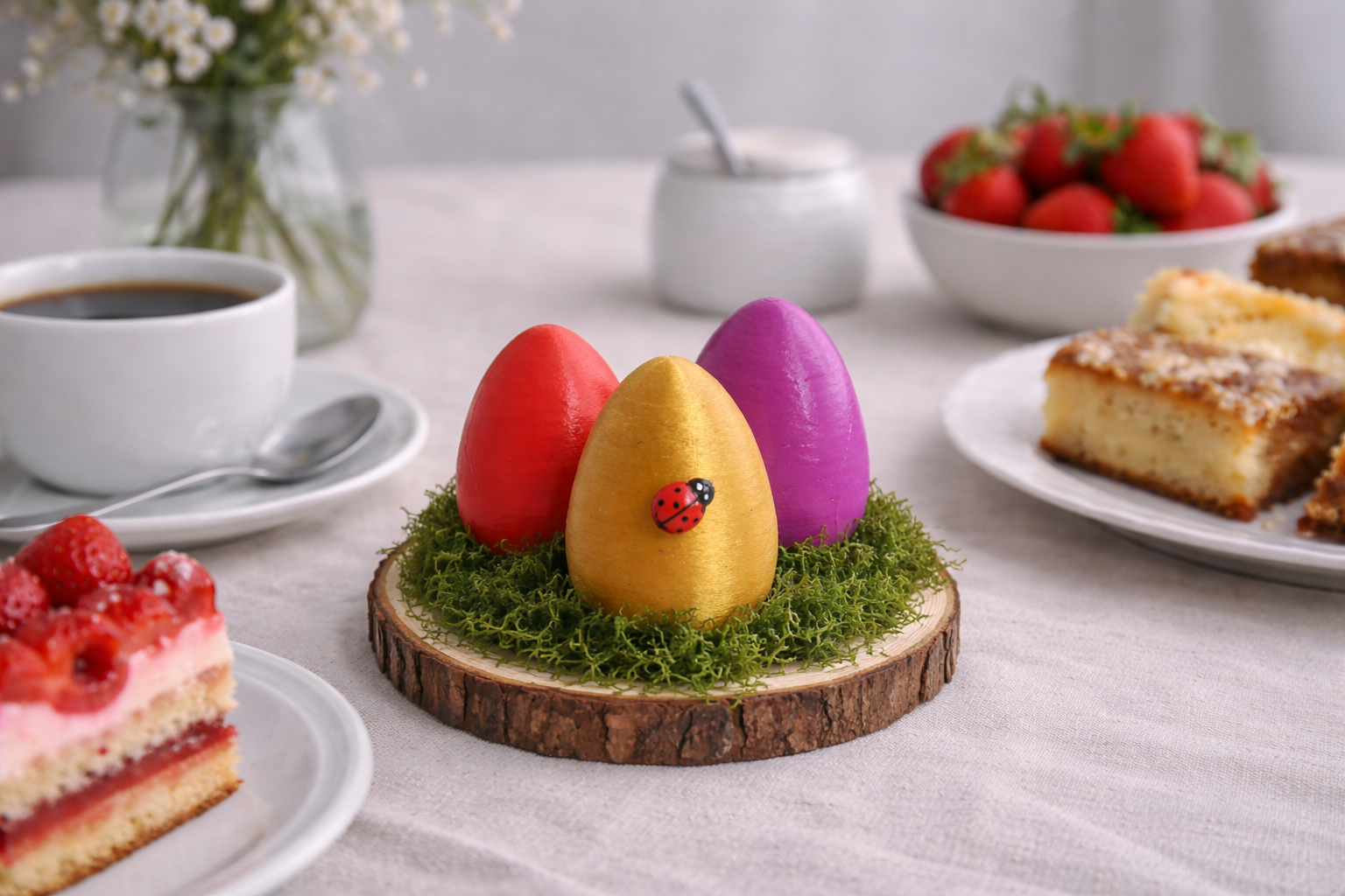 Aufsteller bunte Ostereier