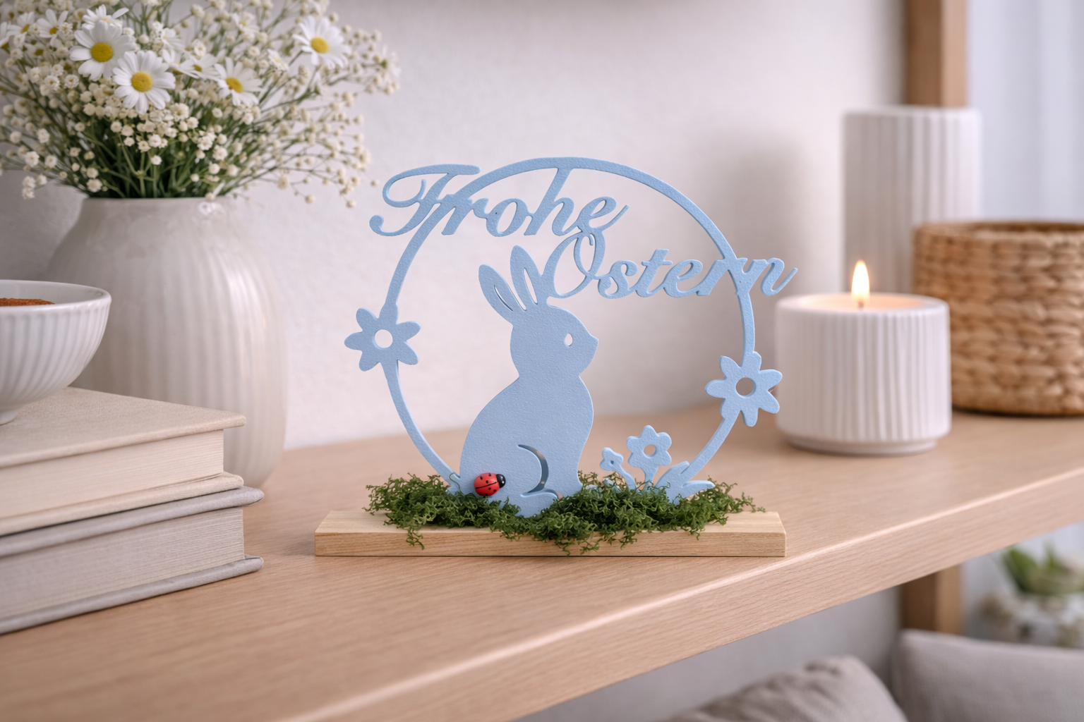 Aufsteller Frohe Ostern Hase